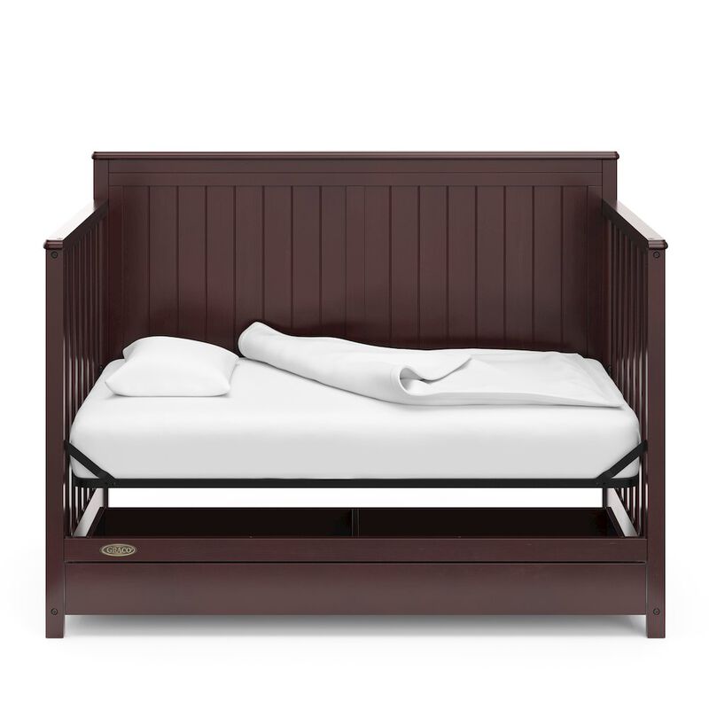 Graco Hadley 5-in-1 Convertible Crib with Drawer (Espresso)