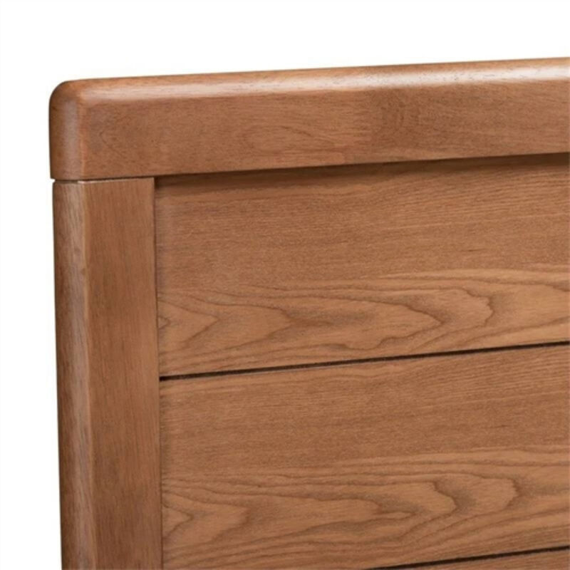 Rustic Farmhouse Headboard with Slatted Wood Style for Bedroom Decor