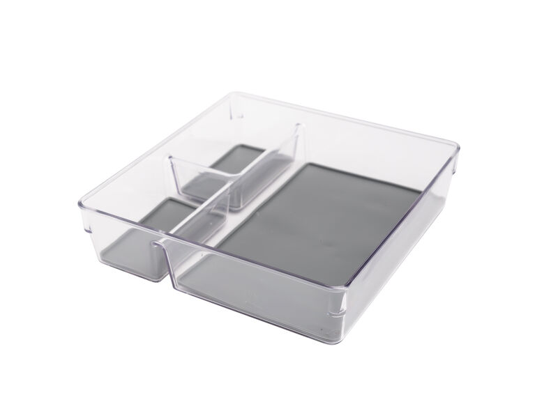 3 Compartment Acrylic Organizer Tray image number 1