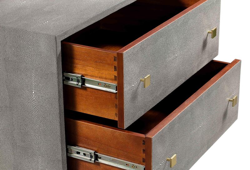 Casafoyer Pesce Shagreen Nightstand image number 3