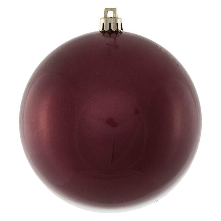 Vickerman 570586-4.75" Berry Red Candy Ball Christmas Tree Ornament (4 Pack) (N591221DCV)