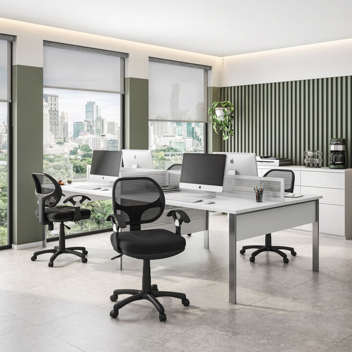Streamdale Midback Mesh Task Office Chair, Black