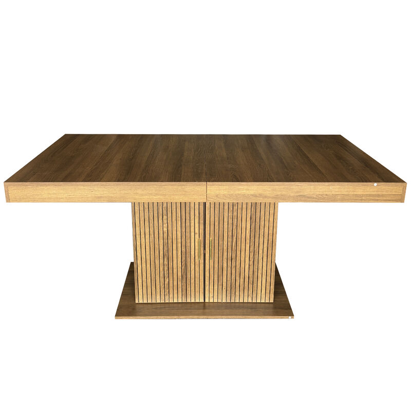 Gamor Modern Extendable Rectangular Dining Table image number 0