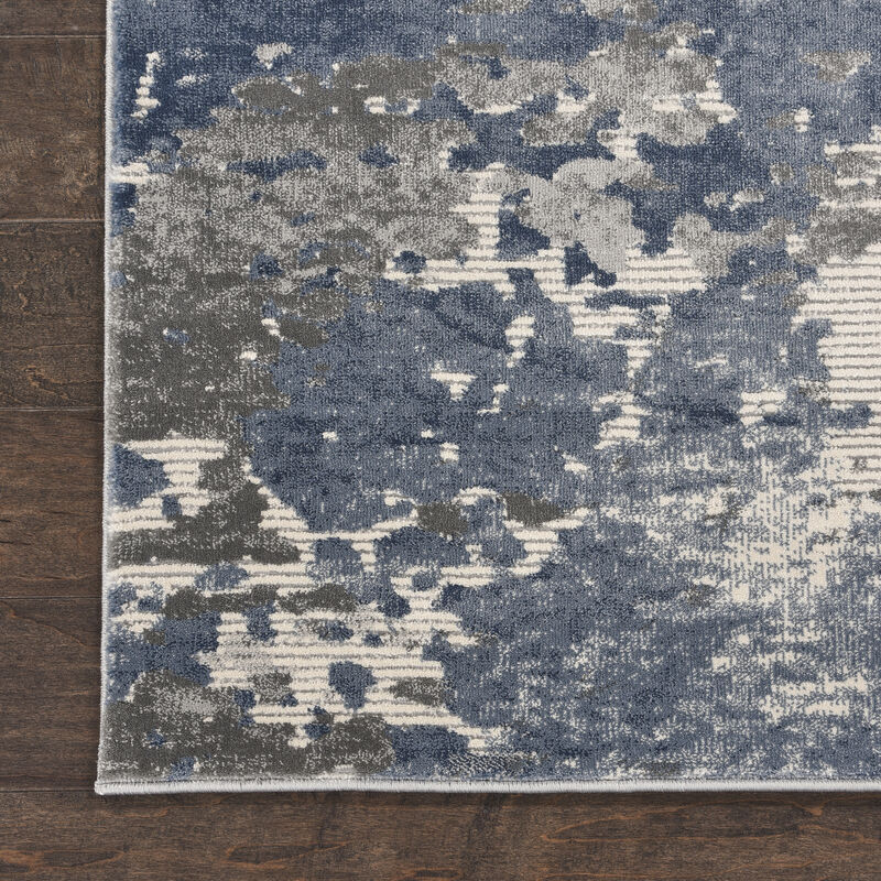Rustic Textures RUS08 Gray/Blue 9'3" x 12'9" Rug image number 2