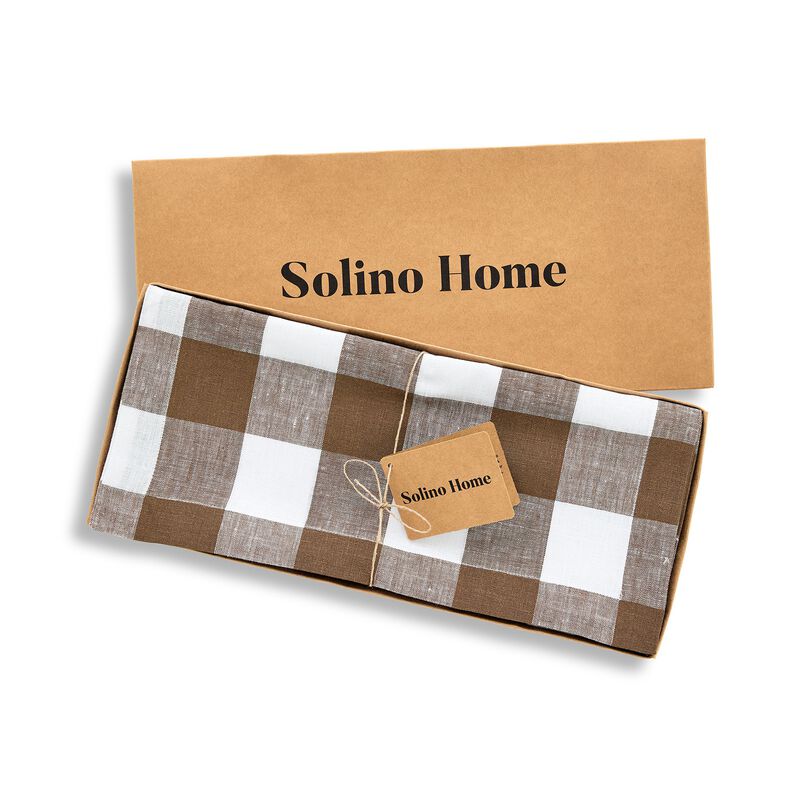 Linen Table Runner - Buffalo Check image number 4