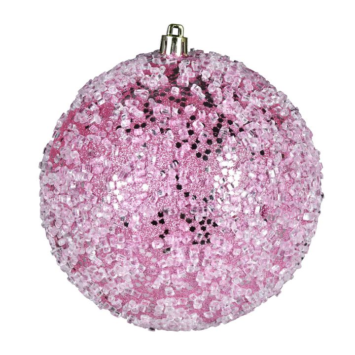 Pink Glitter Hail Ball