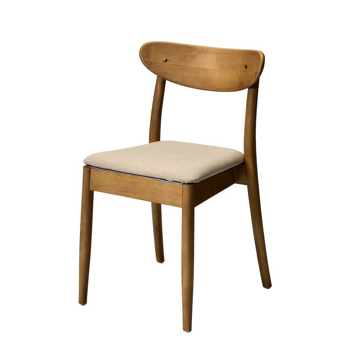 Commerical Seating Products Mid Century Café Tinted Raw Dining Chairs