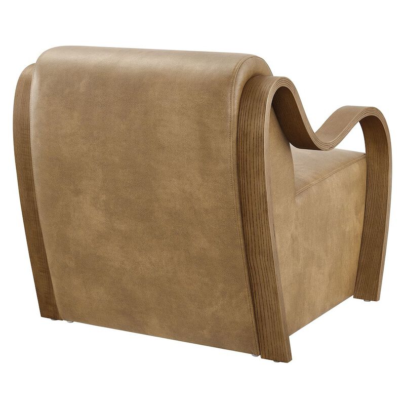 Atrium Vegan Leather Accent Armchair image number 4