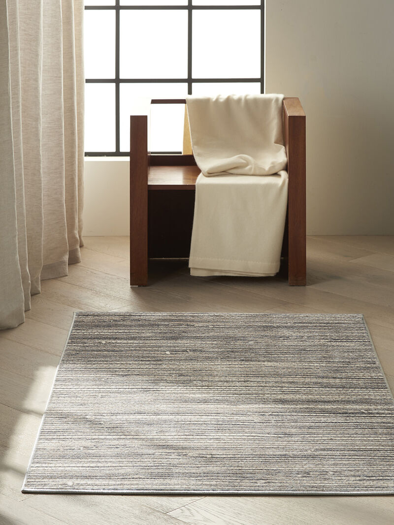 Etched CK70 Ivory/Gray 3'2" x 5' Rug