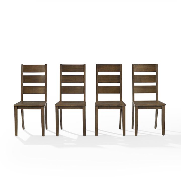 Joanna 4-Piece Ladder-Back Dining Chair Set