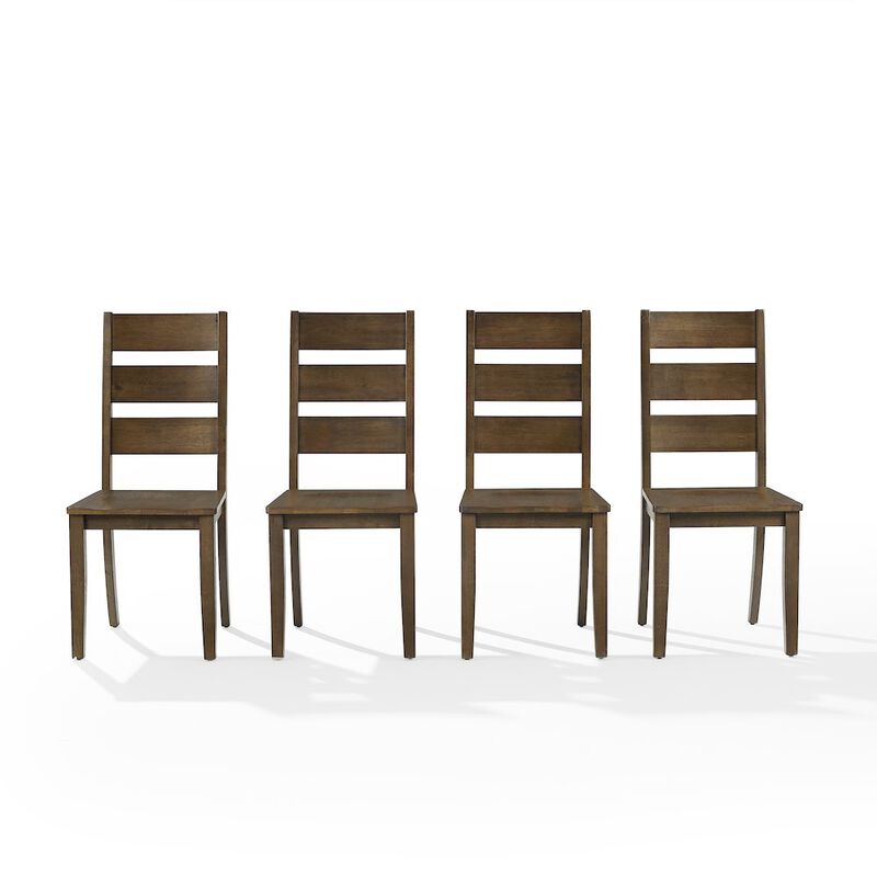 Joanna 4-Piece Ladder-Back Dining Chair Set