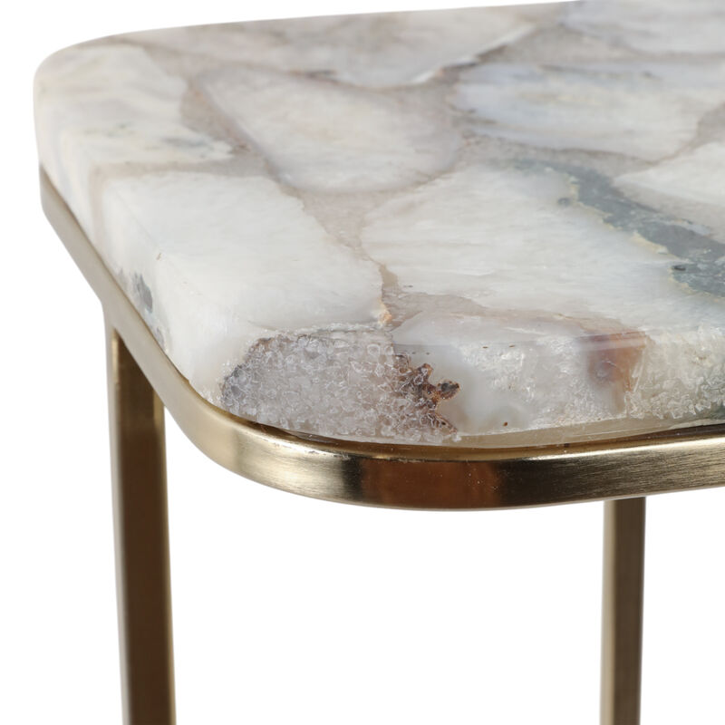 24x15" Agate Top C-table image number 4