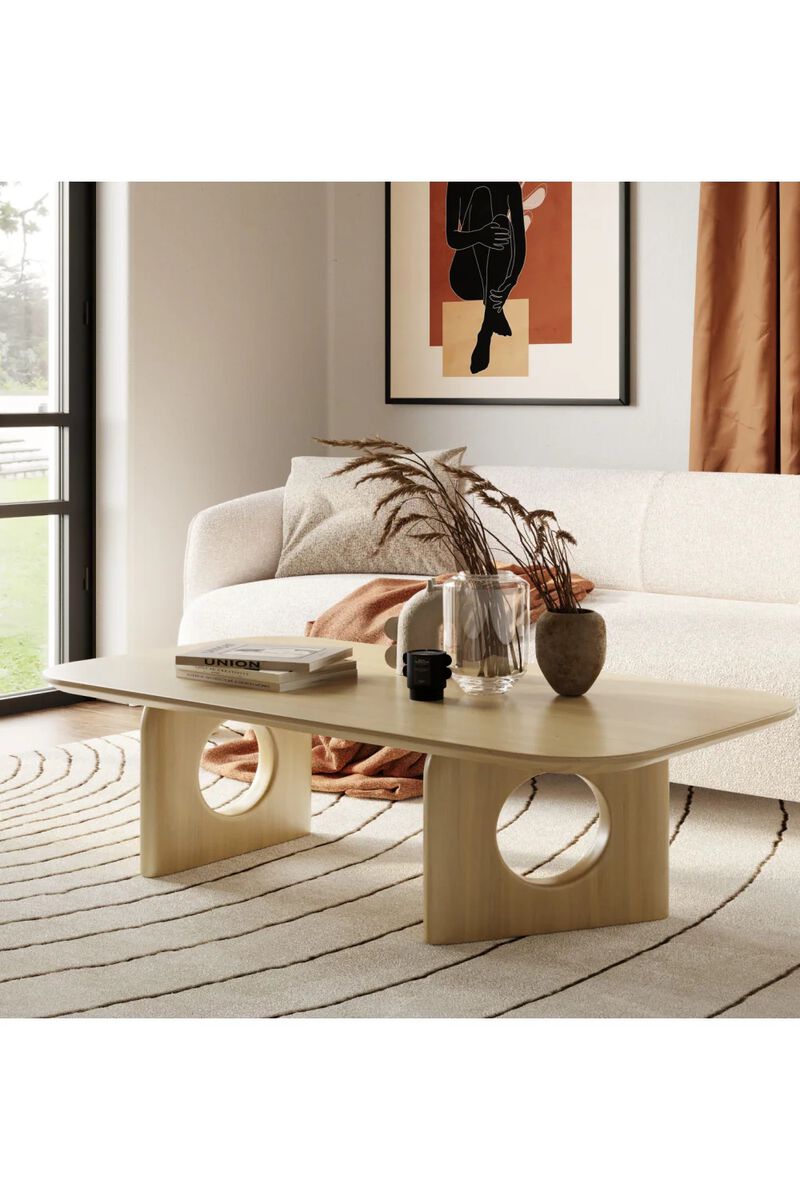 White Oak Coffee Table | OROA Modern Oshana image number 8