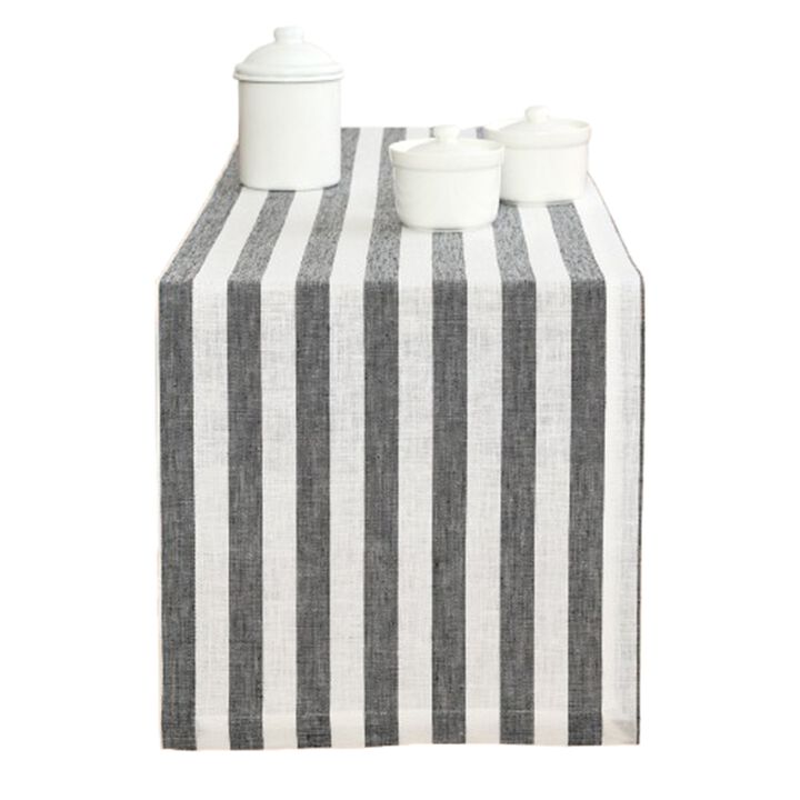 Linen Table Runner - Sorrento Stripe