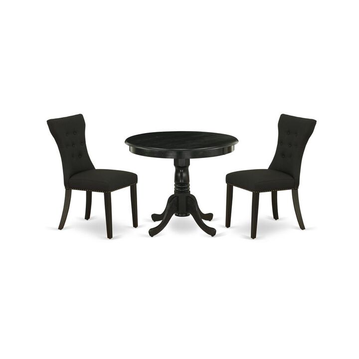 Dining Room Set Wirebrushed Black