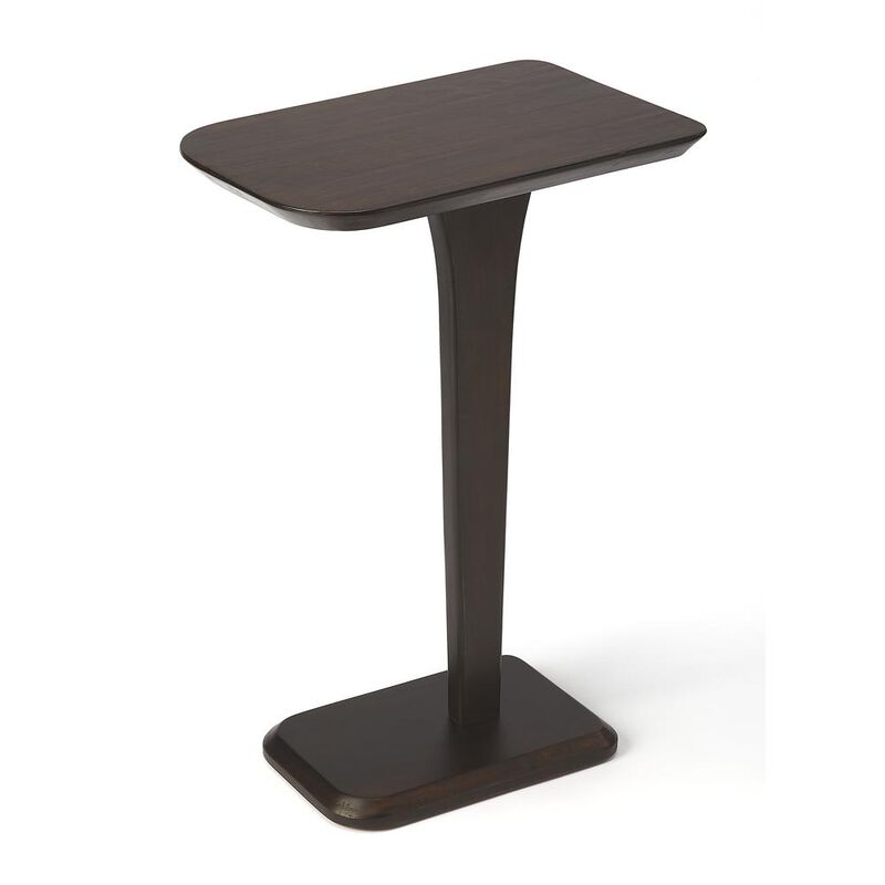 Modern Elegance Cocoa Brown Pedestal Table, Belen Kox image number 1