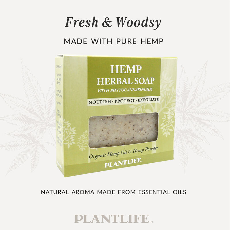 Plantlife Bar Soap - Vegan Hemp 3 Pack image number 2