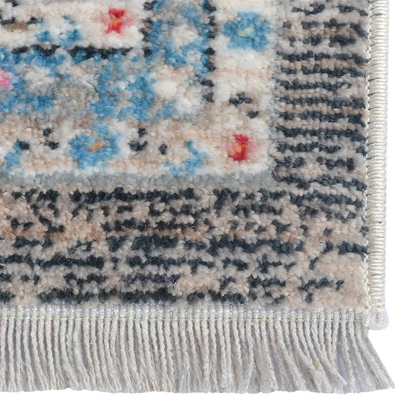 RUGSOTIC CARPETS MACHINE MADE POLYESTER AREA RUGS  - Rectangle Shape, Classic Oriental Traditional  Design, Low Pile Machine Made Area Rugs for Living Room (M00096) image number 4
