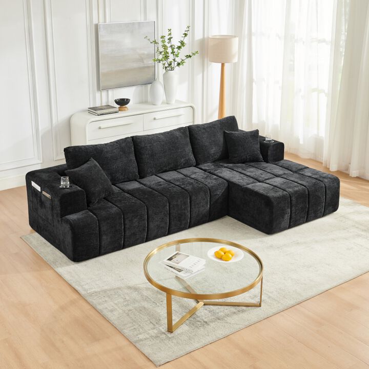 Blufji Modular L-Shaped Sectional Sofa