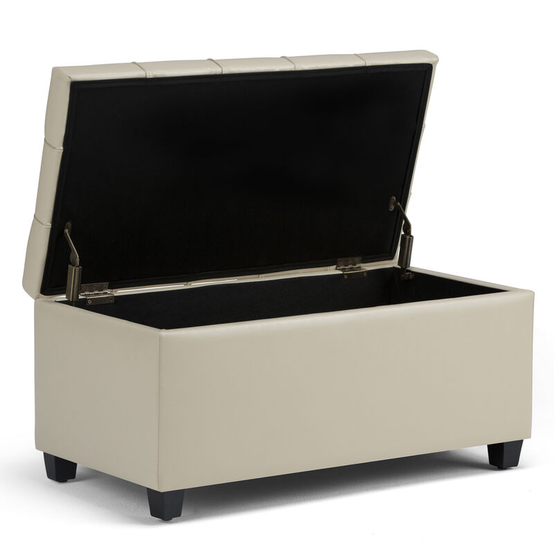 Simpli Home Sienna Storage Ottoman Bench image number 3
