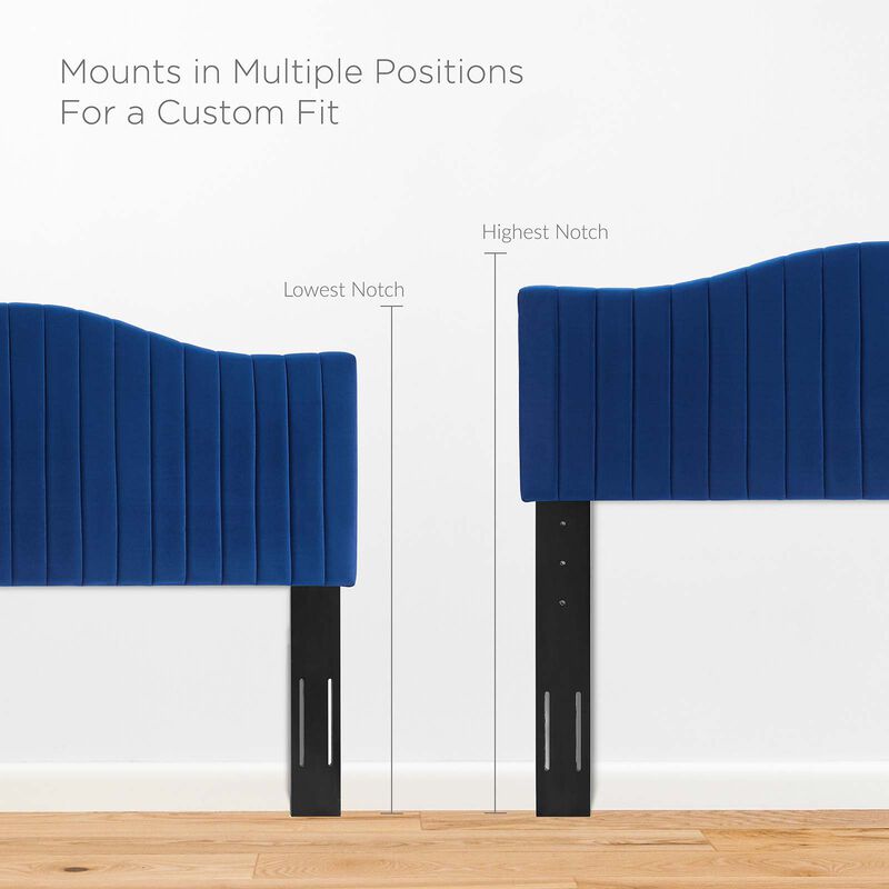 Modway - Brielle Channel Tufted Performance Velvet King/California King Headboard image number 6