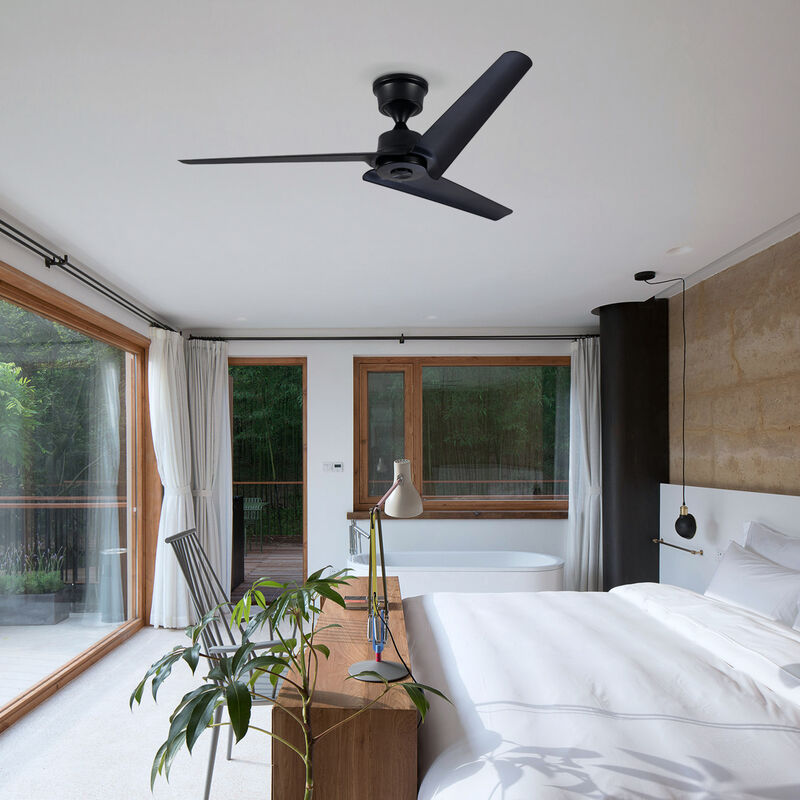 ELEMENT ACE 52 Inch 3 Blade Reversible DC Motor Ceiling Fan with Multi-Function Remote Control Suitable for Indoor Outdoor Use in Bedroom Living Room Patio image number 8
