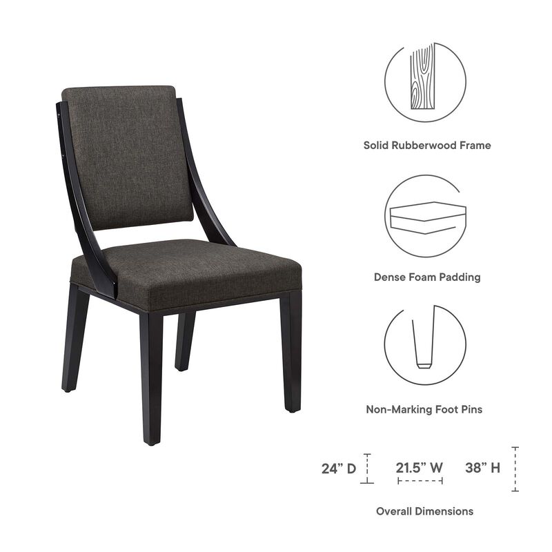 Cambridge Upholstered Fabric Dining Chairs - Set of 2 image number 5