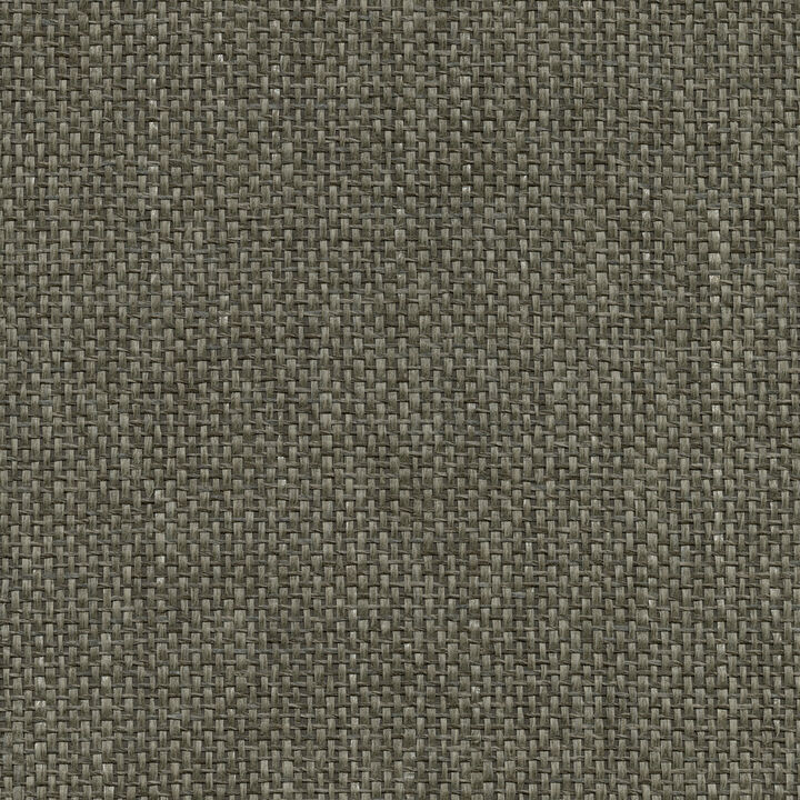 Gaoyou Taupe Paper Weave Wallpaper