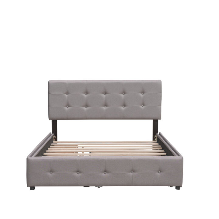 Quubpe Upholstered Platform Bed