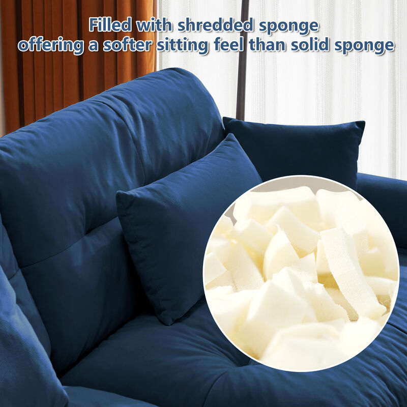 Plizer Large Size Modern Loveseat image number 4