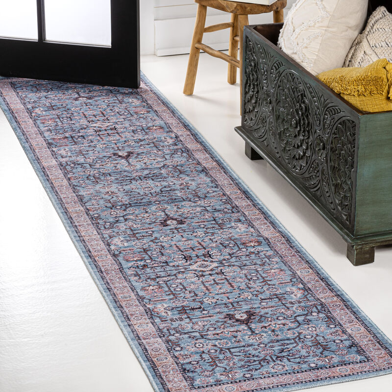 Kemer All-Over Persian Machine-Washable Area Rug