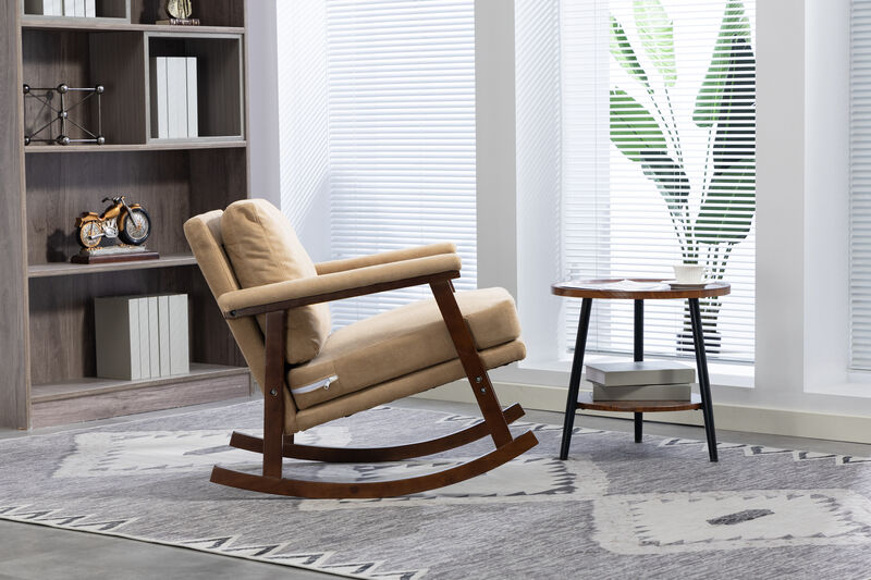 Cumsko Solid Wood rocking chair image number 3