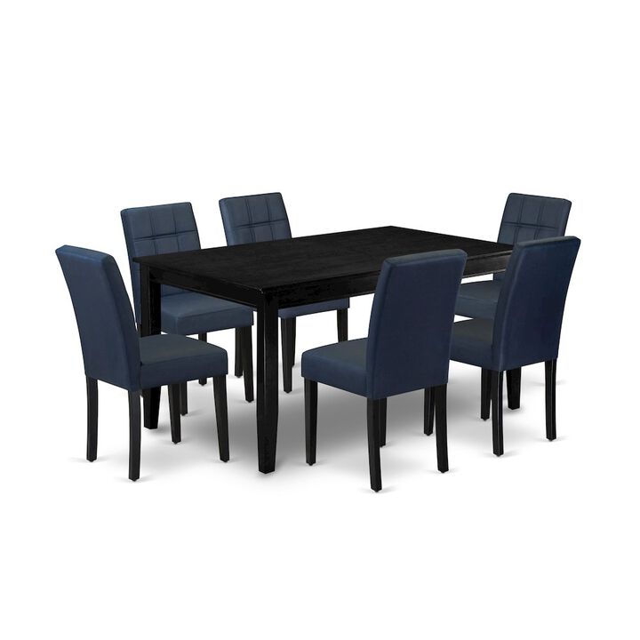 7 Piece Dinner Table Set contain A Kitchen Table