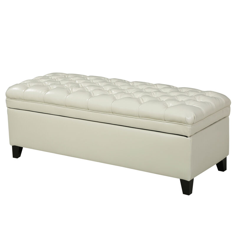 Streamdale Storage Ottoman The Perfect Blend of Comfort and Convenience image number 2