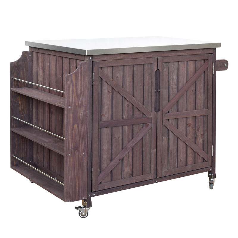 TATEUS Outdoor Bar Cart image number 0