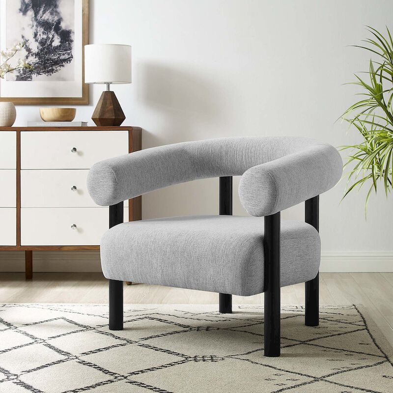 Sable Upholstered Fabric Armchair image number 7