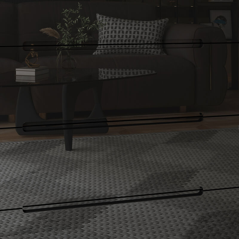 High Gloss White Wood 5-Drawer Chest of Drawers Storage Organizer With LED Lights (31.5 in. W x 42.6 in. H x 15.7 in. D)