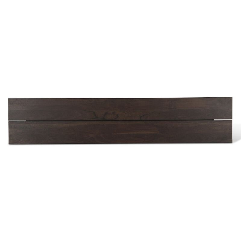 World Interiors Acadia 79" Bench in Coffee Bean image number 3