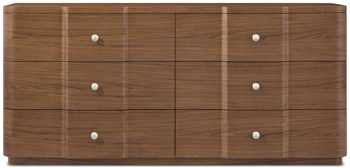 Coronet Walnut Dresser