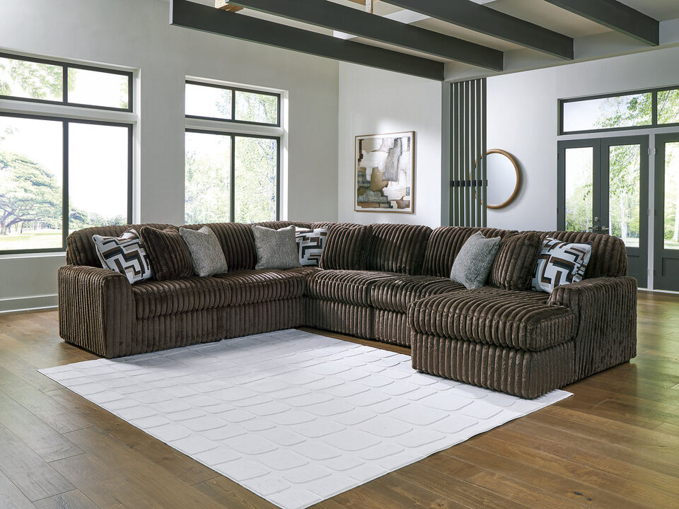 Midnight-Madness 6-Piece Sectional with Chaise