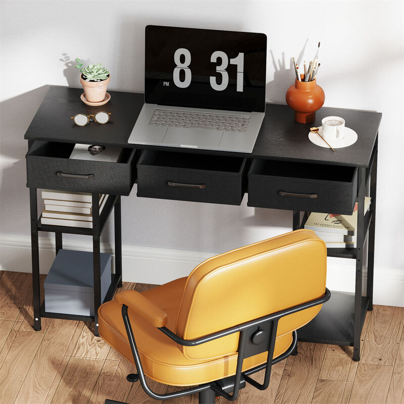 Home Office Desk with Storage Compartment for Organized Workspace image number 3