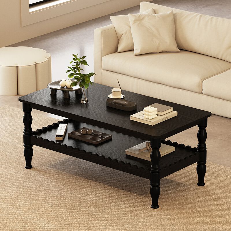 Duplu Vintage Rectangle Coffee Table image number 1