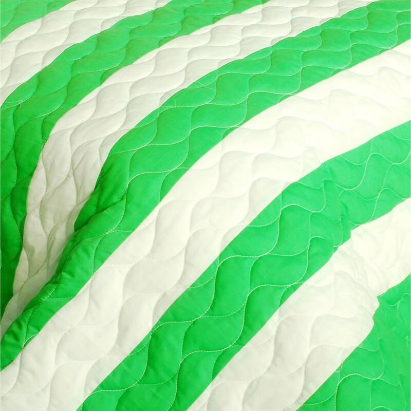 Lightweight Queen Size 3-Piece Patchwork Quilt Set Elegant Bedroom Bedding image number 2