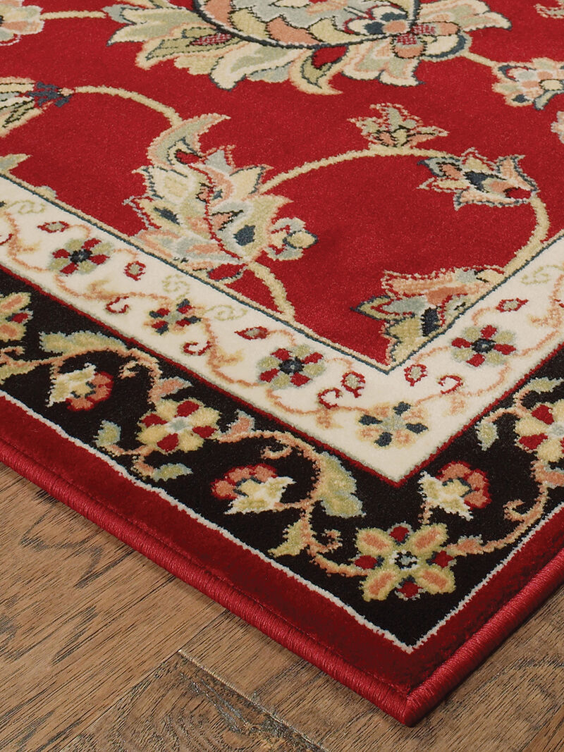 Kashan 5'3" x 7'6" Red Rug image number 2