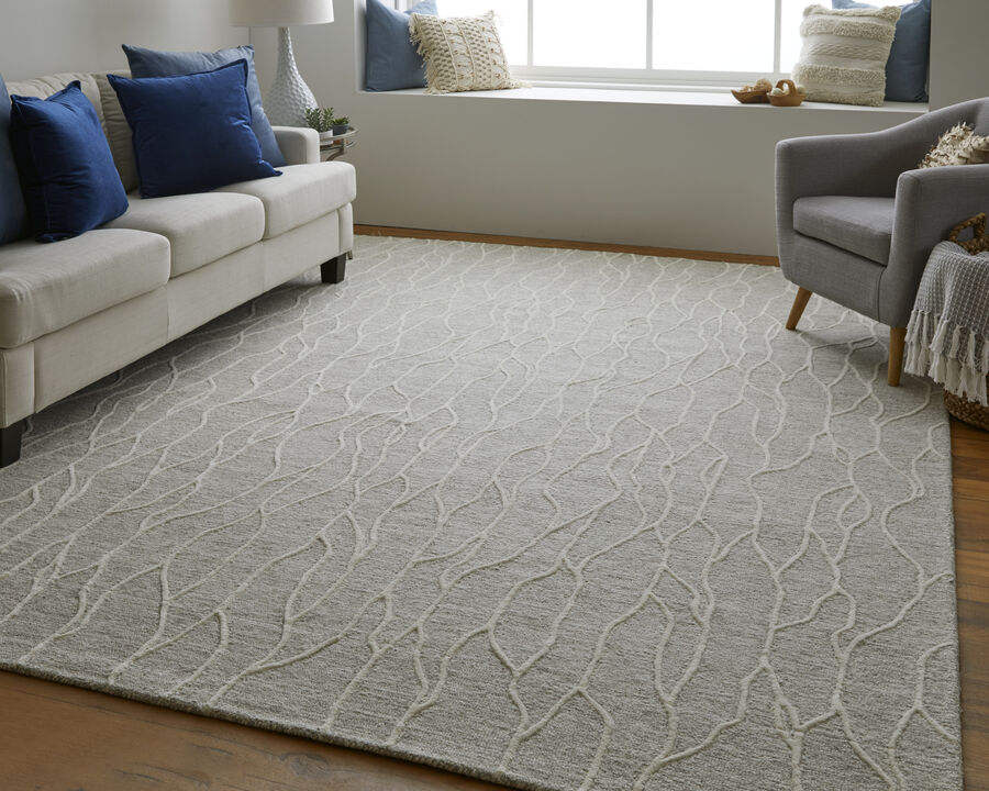 Enzo 8734F Taupe/Ivory 2'6" x 8' Rug