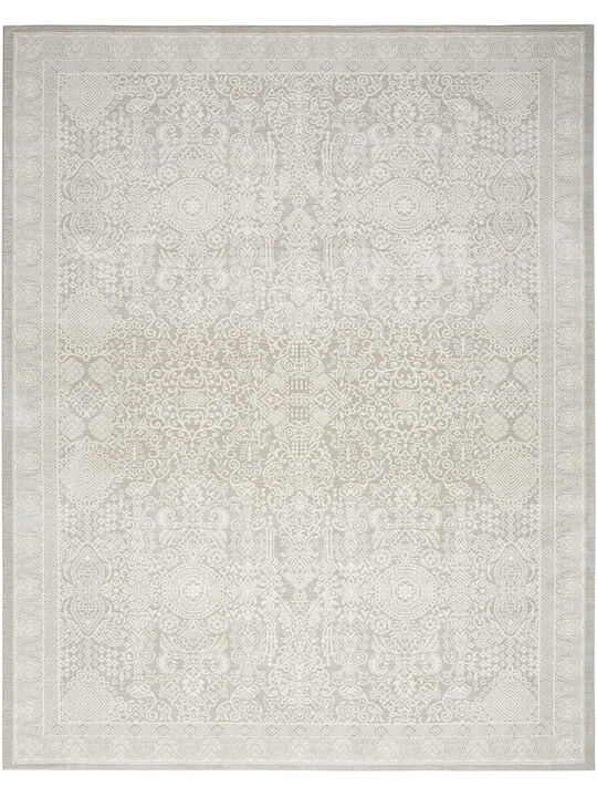 Eco Cycle ECY01 Silver/Ivory 6' x 9' Rug