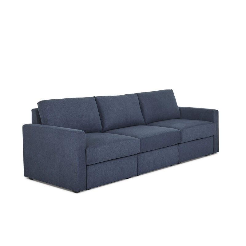 Flex Denim Sofa With Standard Arm