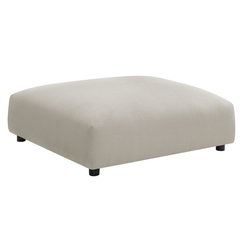 Solace 4-Piece Modular Upholstered Fabric Sectional Sofa With Ottoman image number 6