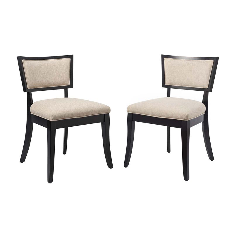 Pristine Upholstered Fabric Dining Chairs - Set of 2 image number 0