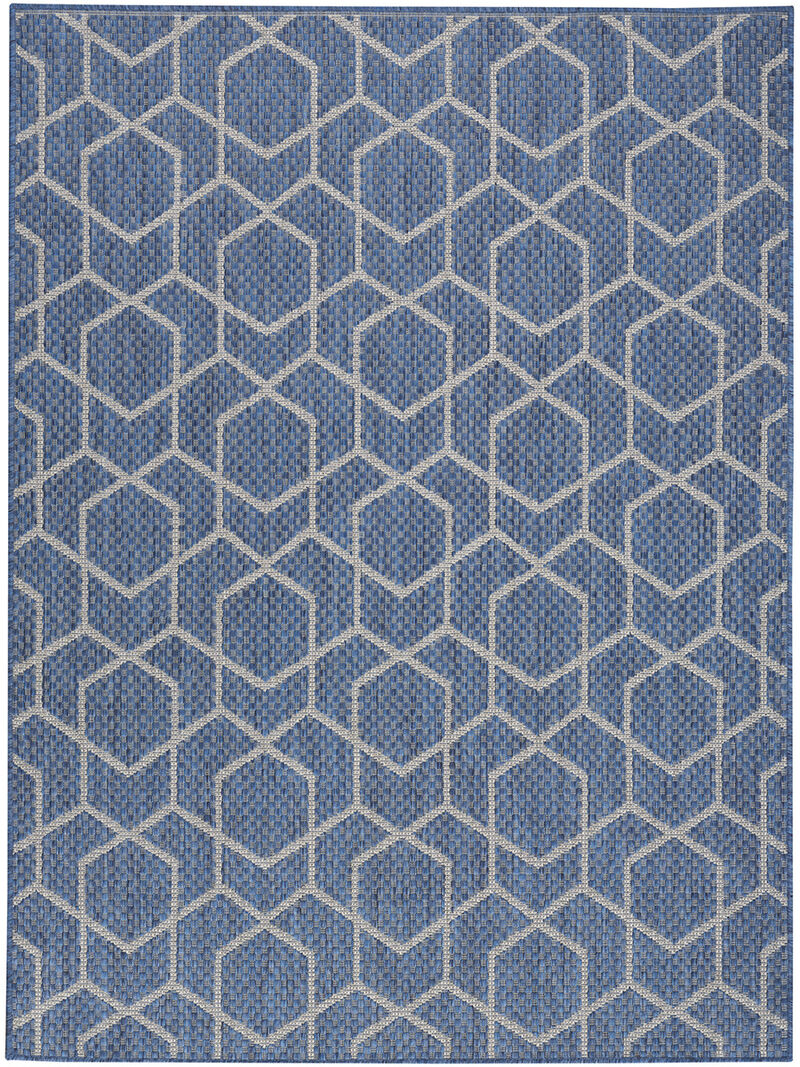 Horizon Indoor/Outdoor HOZ01 Denim 5' x 7' Rug